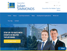 Tablet Screenshot of juliansimmonds.com.au
